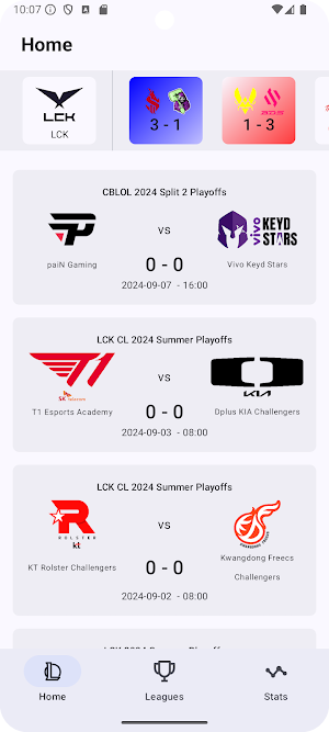 LoL Esports Tracker Screenshot 0
