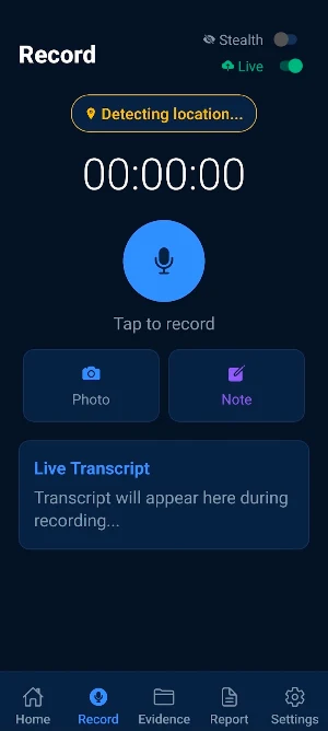 VeriHush Screenshot 1