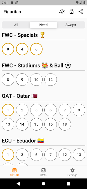 Figuritas World Cup Qatar 2022 Screenshot 1