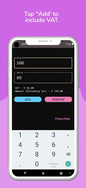 VAT Remover - Calculator Screenshot 0