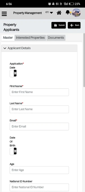 nTireProperty Screenshot 1