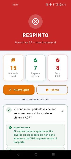 Quiz ADR - Merci Pericolose Screenshot 2