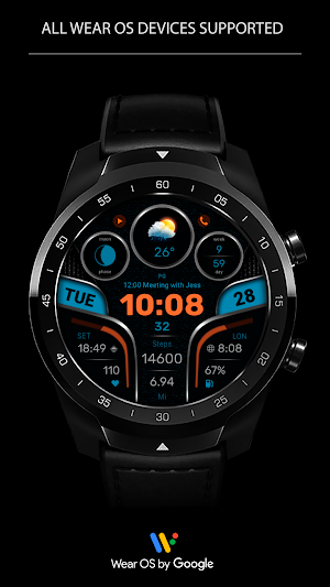 WFP 312 Modern watch face Screenshot 3