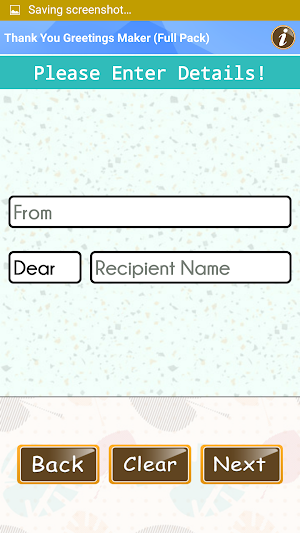 Design Thank You Greeting Card Screenshot 2
