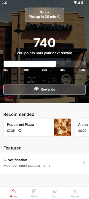 Rock Creek Pizza Co. Screenshot 0