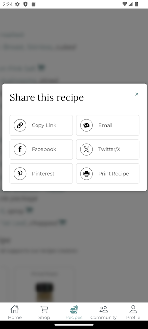 FoodSocial: Recipes & Market Screenshot 2