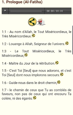 French Quran Audio Screenshot 2