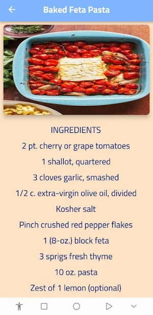 food recipes easy to make Screenshot 1