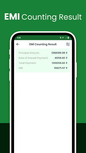 EMI loan Calculator Screenshot 2