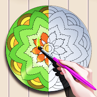 Coloring Plates: adults games