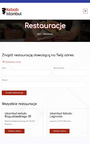 Istambul kebab Wrocław Screenshot 2