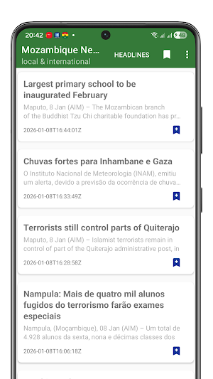 Notícias Moçambique Screenshot 0