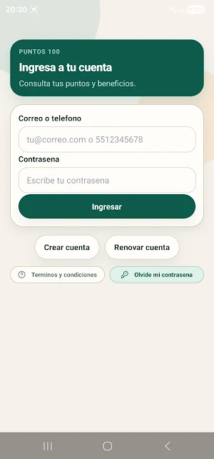 PUNTOS100 Screenshot 0