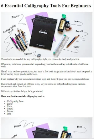 How to Learn Calligraphy Screenshot 1