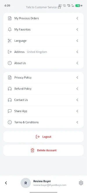 Flyandbuy Screenshot 0