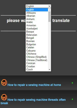 Learning sewing machine repairs Screenshot 1