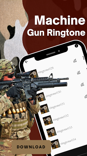 Machine gun ringtone screenshot 1