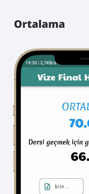 Vize Final Hesaplama Screenshot 0
