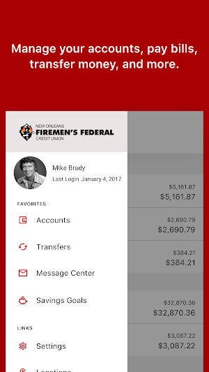 New Orleans Firemen's FCU Screenshot 1
