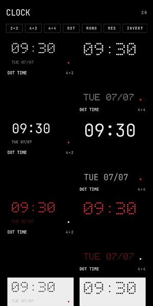 Dotgrid — Dot Matrix Widgets Screenshot 2