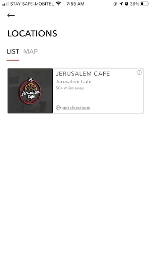 Jerusalem Cafe Screenshot 1