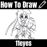 11eyes Tsumi Batsu How to Draw