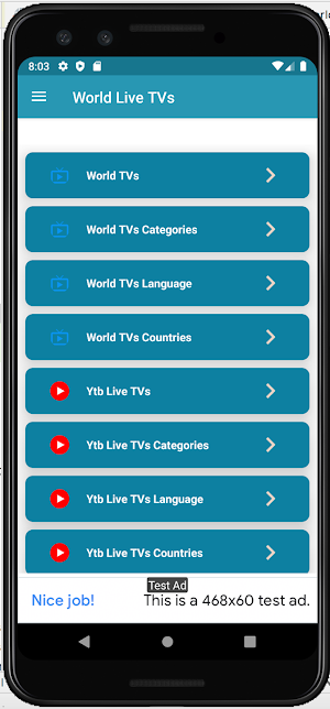 World Live TV Channels Screenshot 1
