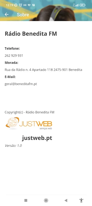 Rádio Benedita FM Screenshot 1