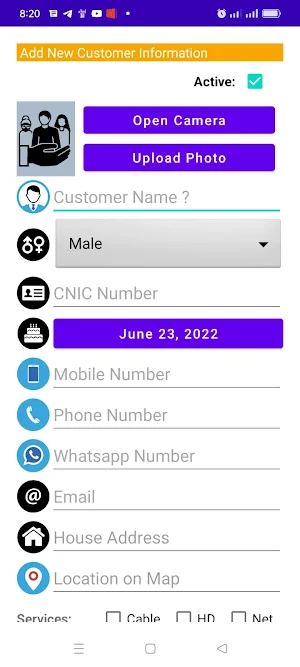 Cable Billing Screenshot 1