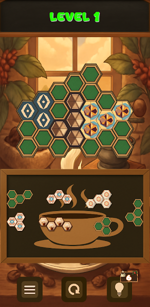 Lily TileMerge: Hexa Mysteries Screenshot 2