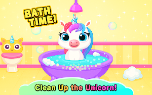 Baby Unicorn Pony Care Games Screenshot 2