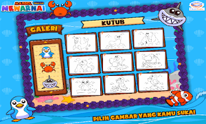 Marbel Mewarnai Hewan Laut Screenshot 1
