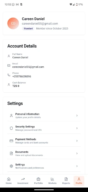 Shirkah Investments Screenshot 1