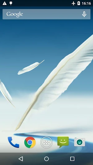 Feather Live Wallpaper Screenshot 0