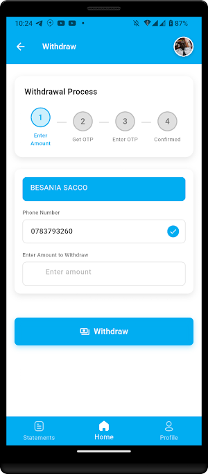 Besania SACCO Screenshot 3