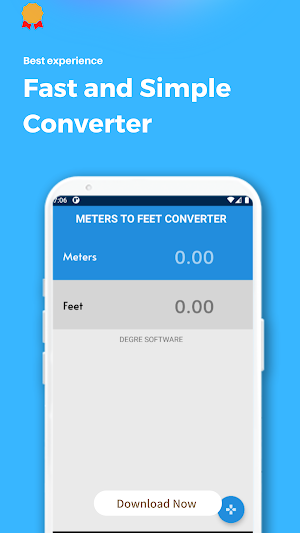 Meters to Feet Converter Screenshot 0