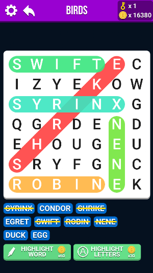 Wordplorer Search Screenshot 2