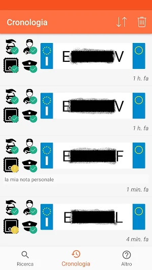 Scanner Veicoli Screenshot 2