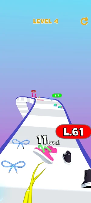 Shoe Runner Race 3D Screenshot 1