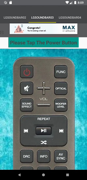 LG Soundbar Remote Screenshot 3