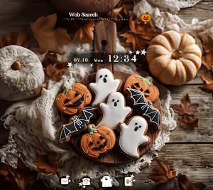Halloween Cookies Theme +HOME Screenshot 0
