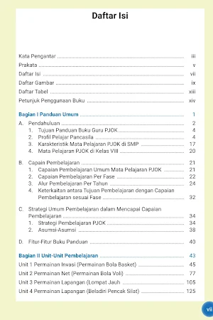 Buku PJOK SMP Kelas 8 Merdeka Screenshot 1