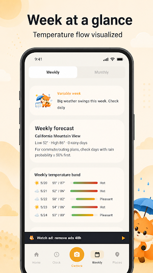 Weather Fox: Snap the Weather Screenshot 2