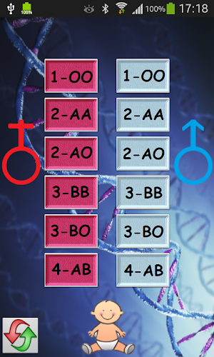 Baby Blood Type Predictor Screenshot 0