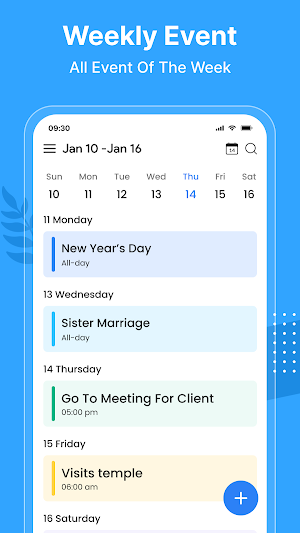 Calendar 2025 - Agenda App Screenshot 2
