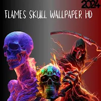 Flames Skull Wallpaper HD