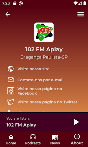102 FM de Bragança Aplay Screenshot 1