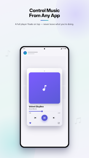 Mini Player+ Music Bubble Screenshot 0