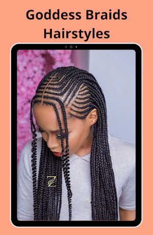 Goddess Braids Hairstyles Screenshot 0