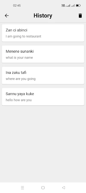 Hausa To English Translator Screenshot 2